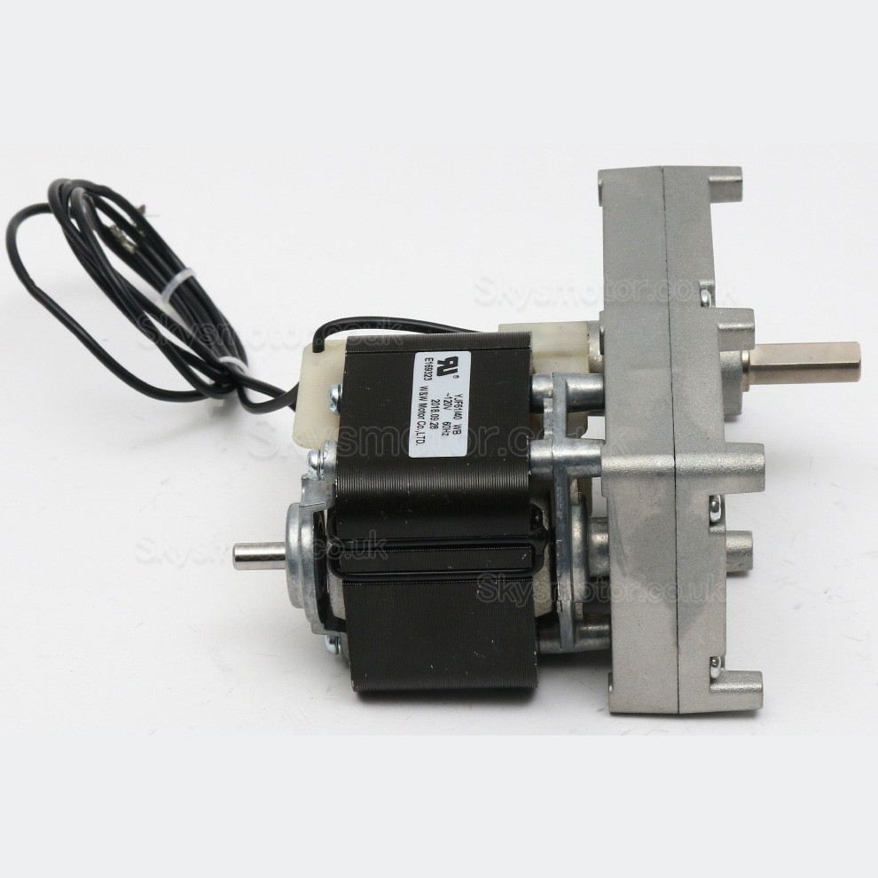 Shade Pole Gearmotor GF-YJ61 Single Phase AC 110/220V with Ratio 251:1 - 5078:1 Spur Gearbox